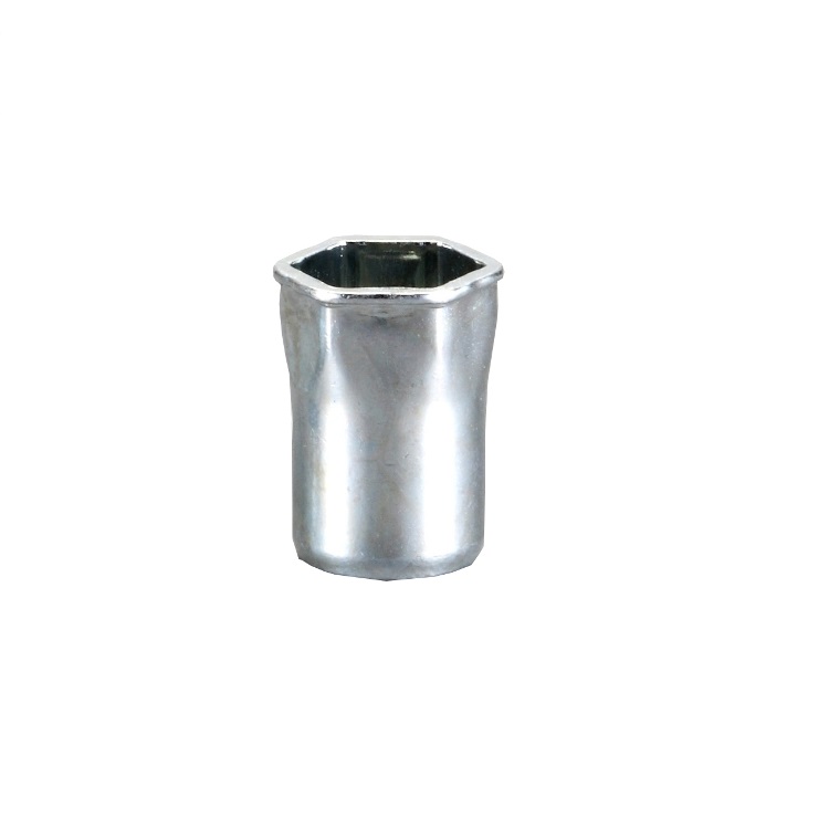 Blind Rivet Nut MRH-HEX Series,Reduced Head Half Hexagonal Shank Steel Blind Rivet Nut MRH-HEX Series