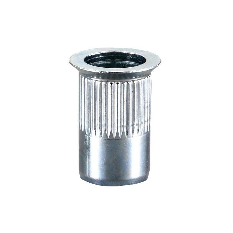 Blind Rivet Nut MCSK Series,Flat Head Counterk Ribbed Steel Blind Rivet Nut MCSK Series