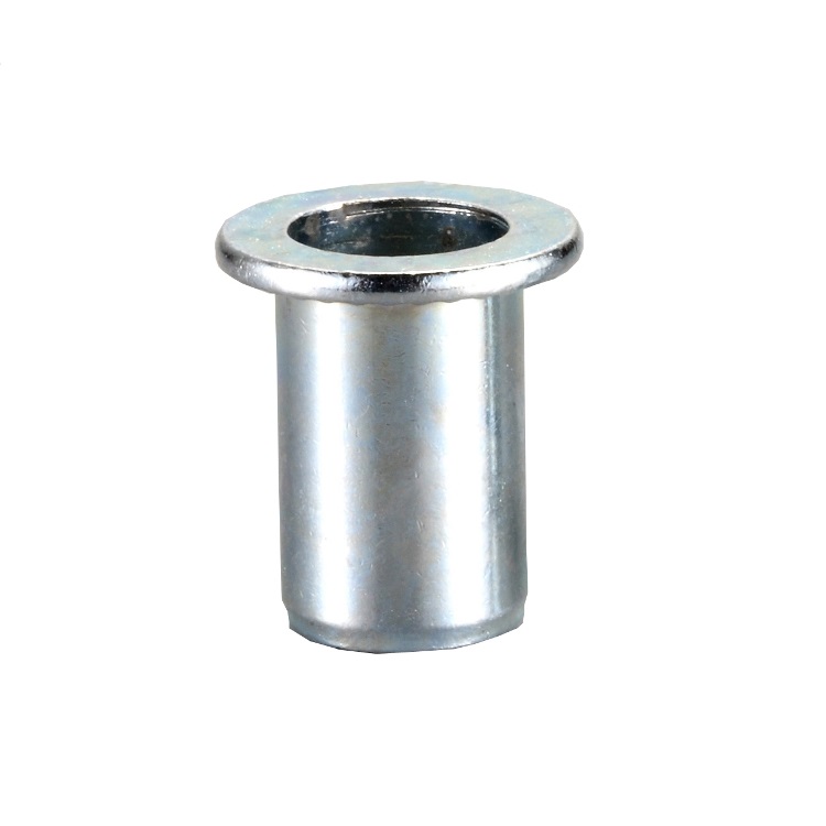 Blind Rivet Nut MFL Series,Flat Head Large Flange Type Steel Blind Rivet Nut MFL Series